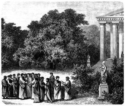 Greek Philosopher & his Students - Antiquity