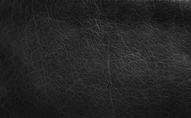 Fotobehang Black leather texture © invisiblesk