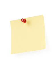 Yellow note paper
