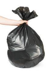 Black bag of rubbish