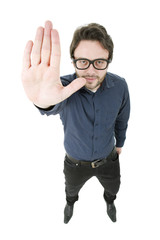 stop man