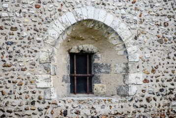 ancient stone window