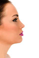 Obraz premium Attractive girl. Make up. Perfect skin