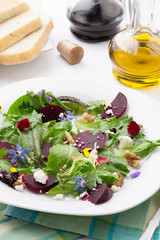 Beets And Baby Greens Salad