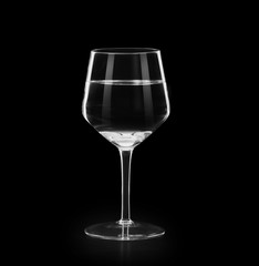 wine glass of water