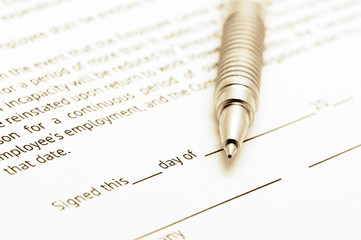 Employment agreement