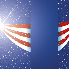 United States of America Flag background with stripes