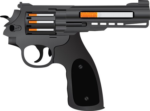 cigarettes pistol. second variant