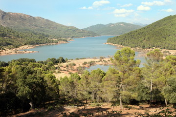 El Tranco dam,Cazorla and Segura sierra,nature reserve,Jaen,Spai