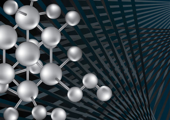 Molecule background