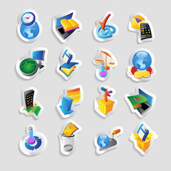 Icons for technology and interface
