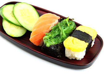 The Sushi seafood set.