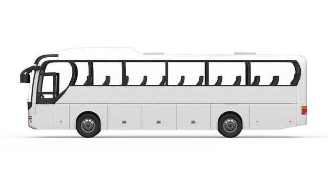 Big White Tour Bus