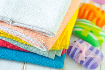 color towels