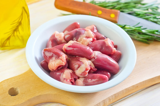 chicken hearts