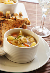 chicken soup with vegetables