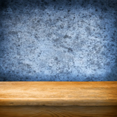 Empty table ready for Your photo montage