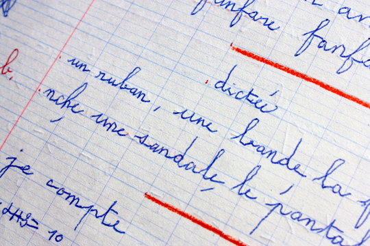 dict&eacute;e de mots ,sans fautes