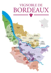 Fotobehang Vignoble de Bordeaux © Lozz