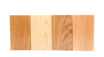 Top four boards (oak, eim, acacia, lime)