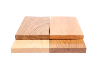 Four ends boards (acacia, oak, elm, lime)