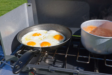 Campers breakfast