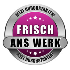 5 Star Button pink FRISCH ANS WERK JD JD