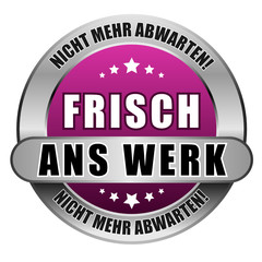 5 Star Button pink FRISCH ANS WERK NMA NMA