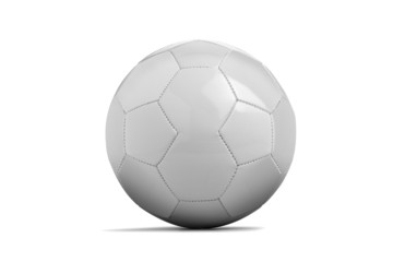 soccer ball isolated on white