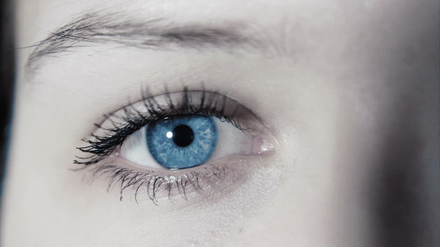 wonderful close up eye of a girl