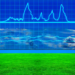 Wetterstatistik - 3D Render