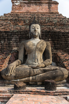 Buddha images in Wat Mahathat