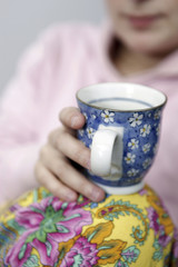 Woman with cofee