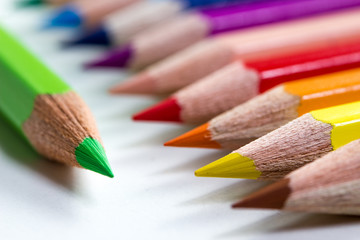 Obraz premium colorful crayons