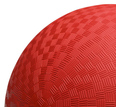 Red Dodoge Ball Close Up