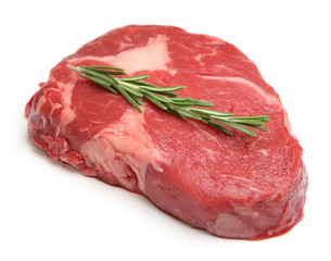 Raw Ribeye Steak