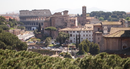 Fototapeta na wymiar Roma, panorama generale