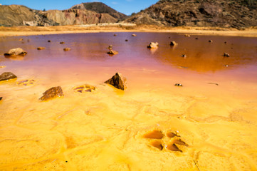 old mine in Mazarron, Murcia, Spain