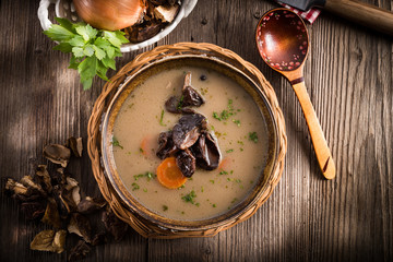 stone mushroom soup