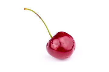Sweet fresh cherry isolated