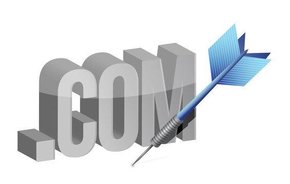 Target the web. Illustration design