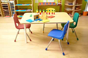 Montessori Kindergarten Preschool Classroom