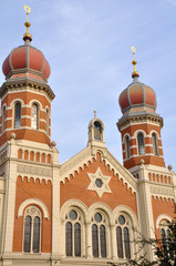 Fototapeta na wymiar Alte Synagoge in Pilsen, Tschechische Republik
