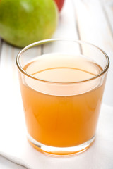Apple juice glass
