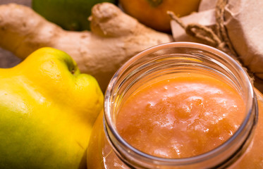 Quince-ginger jam