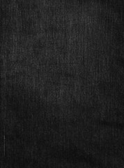 Fototapeta na wymiar Denim Fabric Texture - Black
