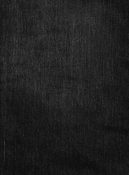 Denim Fabric Texture - Black
