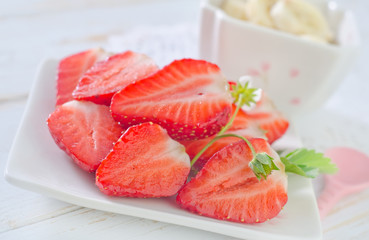 strawberry and banana