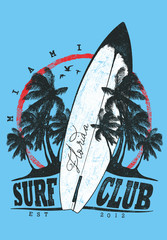 Surf Club © Tshirt-Factory.com
