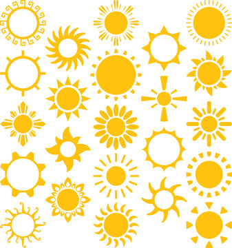 Set of vectorized Suns